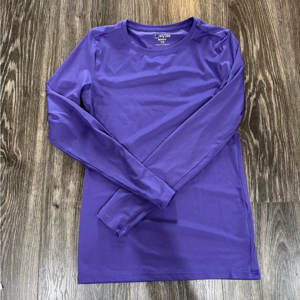 Maevn Purple Underscrub Long sleeve Top